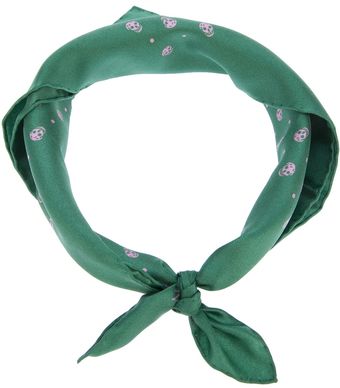 Alexander McQueen Skull Print Scarf - Lyst