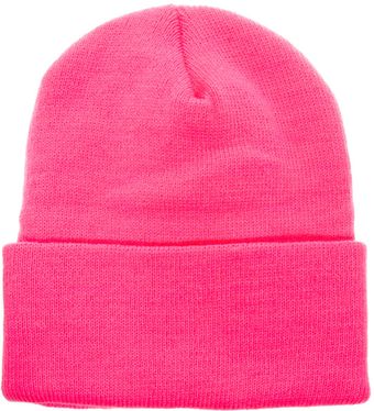 American Apparel Neon Cuffed Beanie - Lyst