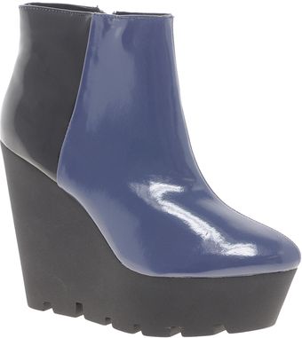 Cheap Monday Monolit Patent Wedge Boot - Lyst