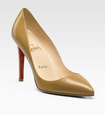 Christian Louboutin Pigalle 100 Leather Pumps - Lyst