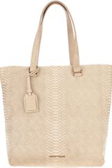 Emporio Armani Python Skin Effect Tote
