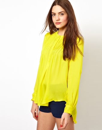 French Connection Creole Crepe Shirt  - Lyst