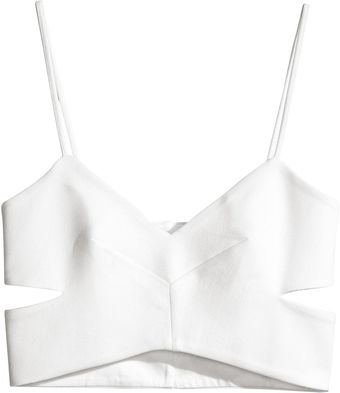 H&M Jersey Bustier - Lyst