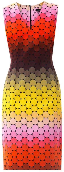 Jonathan Saunders Romina Ombreprint Dress - Lyst