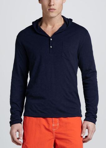 Polo Ralph Lauren Double Layer Slub Hoodie Tee - Lyst