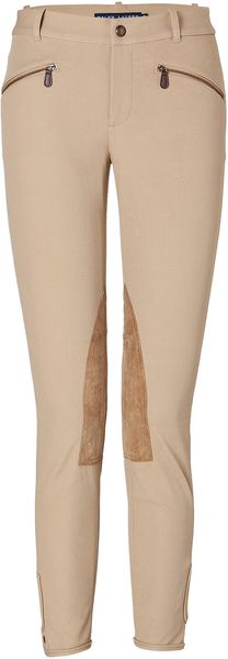 Ralph Lauren Cotton Stretch Twill Hudson Pants in Earth Tan - Lyst