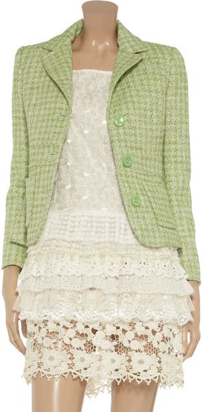 RED Valentino Tweed Jacket - Lyst