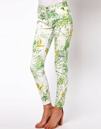 Ted Baker Panna Jeans in Dancing Leaves Print - Lyst