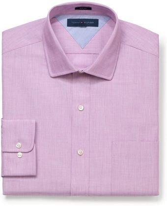 Tommy Hilfiger Slimfit Berry Solid Longsleeved Shirt - Lyst