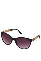 Topshop Heart Chain Cats Eye Sunglasses