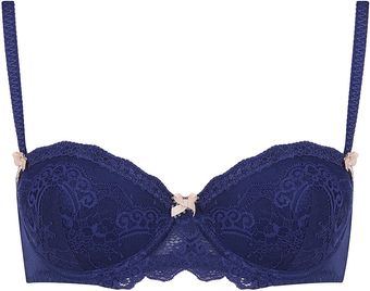 Topshop Lace Balcony Bra - Lyst
