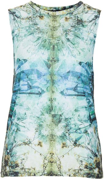 Topshop Blossom Tank  - Lyst