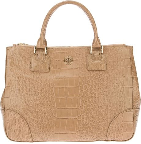 tory burch robinson croc embossed leather crossbody