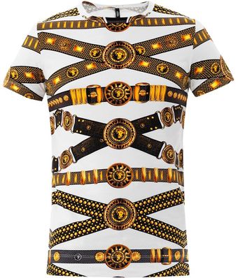 Versus  Chainprint Tshirt - Lyst
