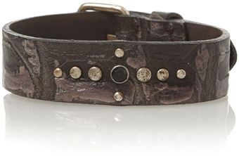 Diesel Logo Keeper Cuff Bracelet - Lyst