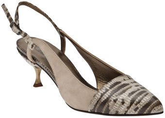 Lanvin Kitten Heel Pump - Lyst