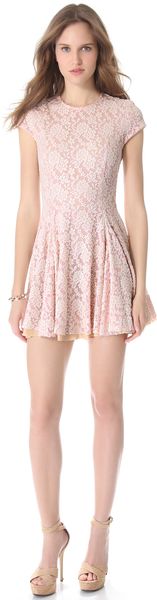Torn By Ronny Kobo Crystal Lace Dress - Lyst
