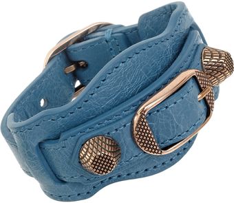 Balenciaga Arena Giant Rose Gold Bracelet - Lyst