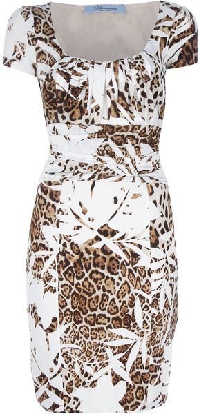 Blumarine Printed Dress - Lyst