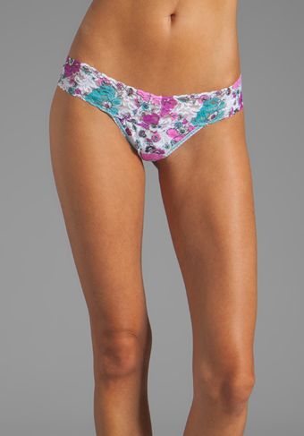 Hanky Panky Cactus Flower Low Rise Thong in Pink - Lyst
