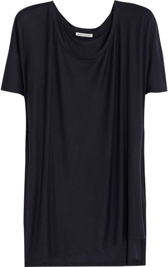 Acne Above Ten Oversized Jersey Tshirt - Lyst