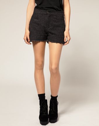 Blaak For Asos Patch Wool Shorts - Lyst
