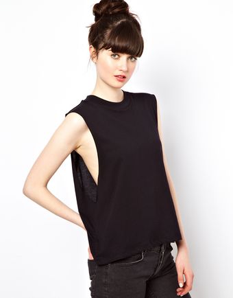 Cheap Monday High Neck Vest - Lyst