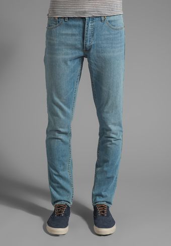 Cheap Monday High Slim Jeans in Light Blue - Lyst