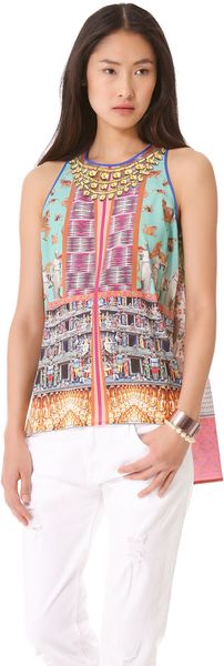 Clover Canyon Taj Mahal Necklace Tank - Lyst