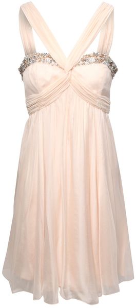 Jane Norman Silk Embellished Prom Dress - Lyst