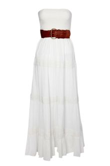 Jane Norman Lace Trim Maxi Dress - Lyst