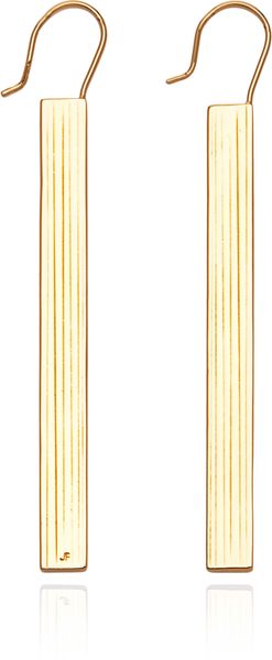 Jennifer Fisher Thin Striated Stick Earrings - Lyst
