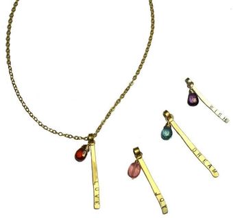 Julie Tuton Jewelry Word Stix Necklaces - Lyst