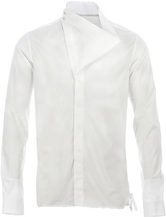 Rick Owens Long Sleeve Shirt - Lyst