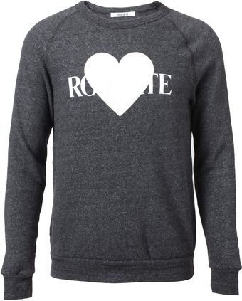 Rodarte Heart Printed Cottonblend Sweatshirt - Lyst