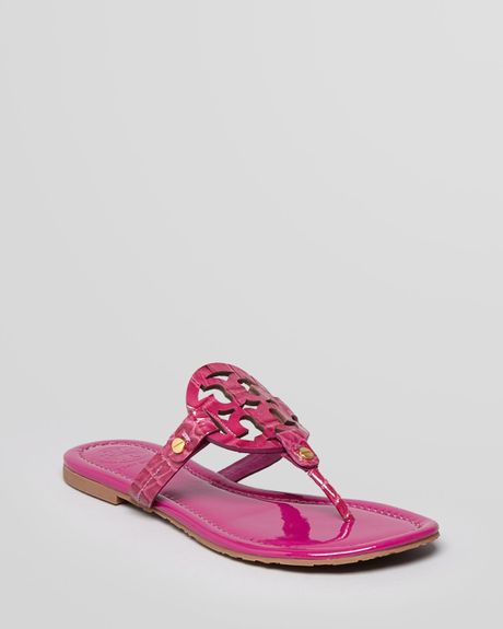 tory burch women's miller embellished thong sandals