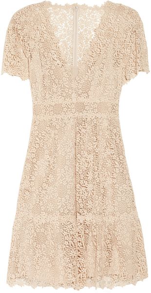 Valentino Cotton-lace Dress - Lyst