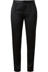Alexander Wang Crepe Satin Tapered Trousers
