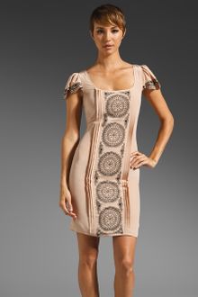 Alice By Temperley Rita Dress in Beige - Lyst