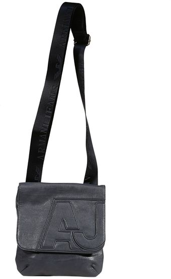Armani Jeans Faux Leather Aj Shoulder Bag - Lyst