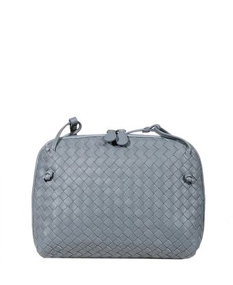 Bottega Veneta Squared Flat Woven Shoulder Bag - Lyst