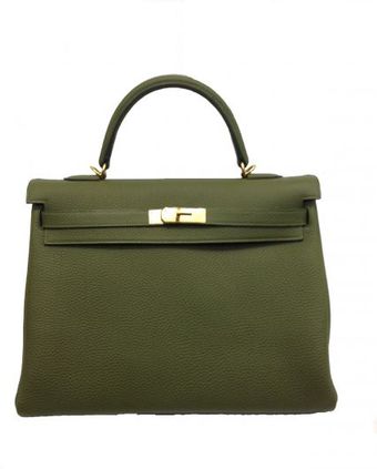 Hermes 35cm Canopee Togo Kelly with Gold - Lyst
