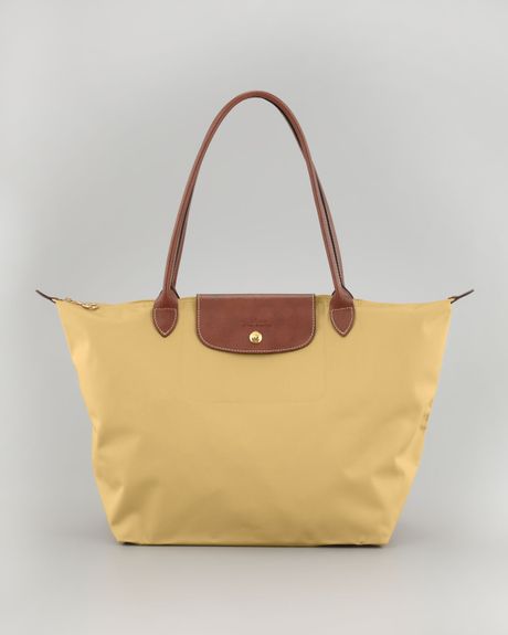 longchamp le pliage large yellow