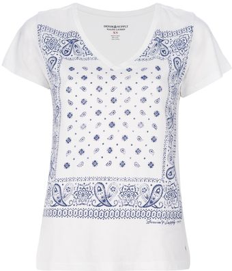 Ralph Lauren Bandana Tshirt - Lyst