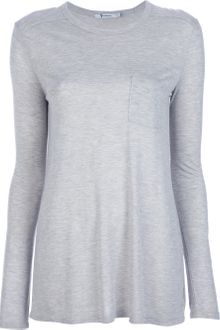 T By Alexander Wang Long Sleeve T-shirt - Lyst