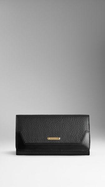 Burberry London Leather Continental Wallet - Lyst