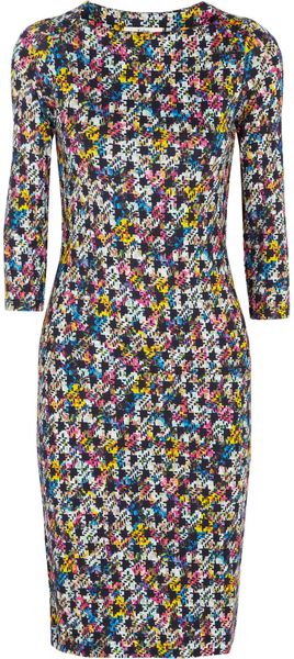 Erdem Reese Printed Stretch jersey Dress - Lyst
