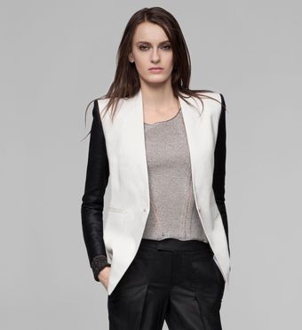 Helmut Lang Reverse Combo Era Suiting Blazer - Lyst