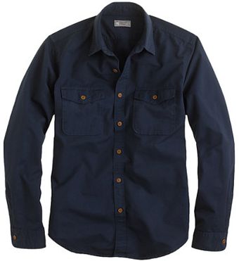 J.Crew Wallace Barnes Garmentdyed Camp Shirt - Lyst