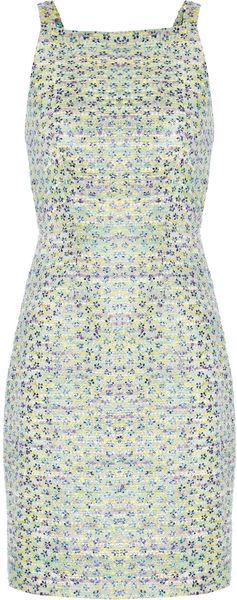 J.Crew Acid Daisy Bouclé tweed Dress - Lyst
